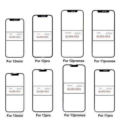 Conveniente Reparação de telefone Sensor de vidro táctil para Iphone 12promax Digitalizador de tela com Oca